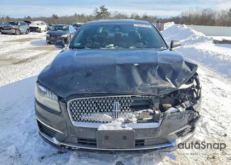 2017 Lincoln Mkz Hybrid Reserve из США, поврежденный, VIN 3LN6L5MU2HR631299